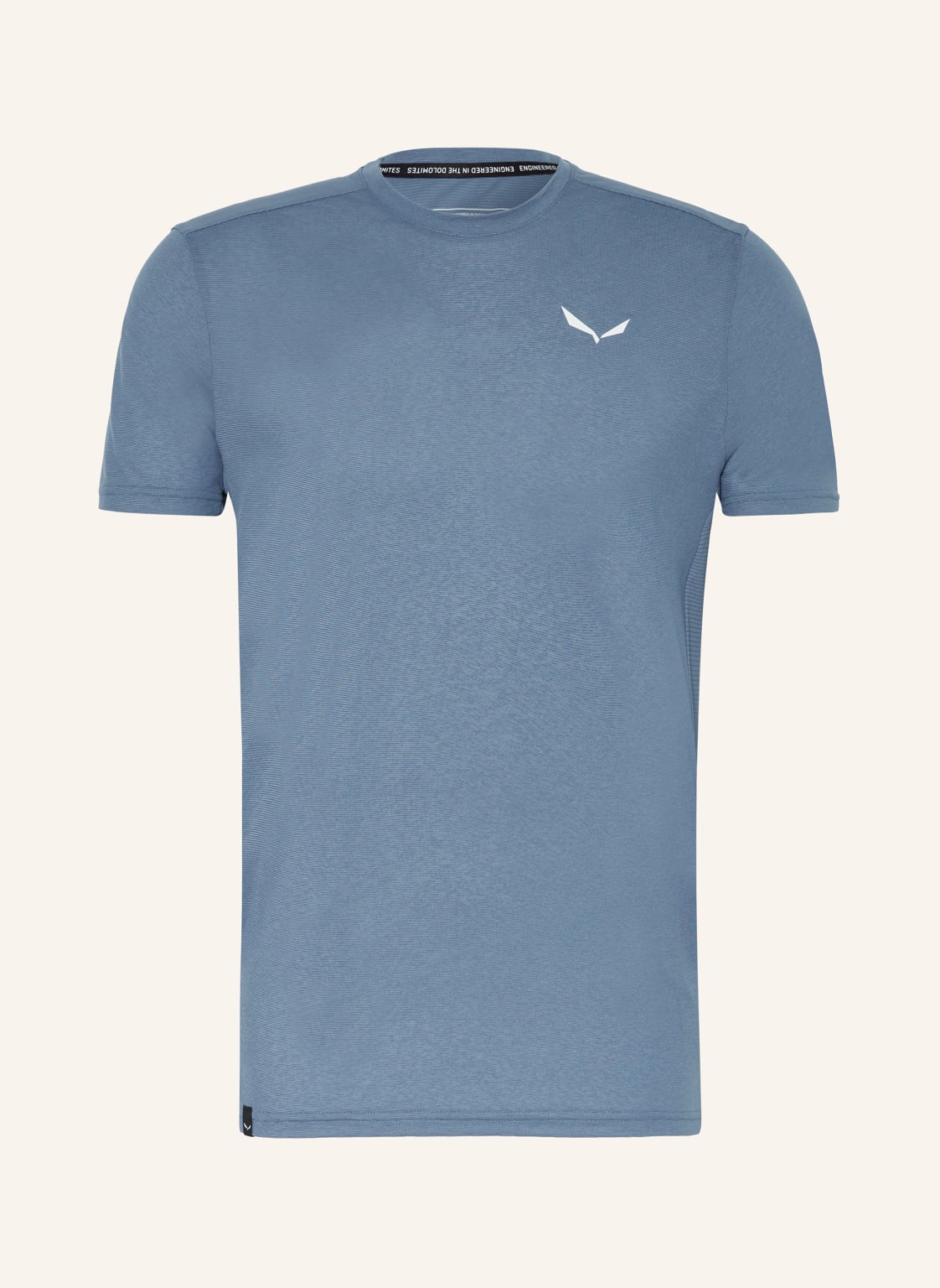 Salewa T-Shirt Puez Hybrid Dry'ton blau von Salewa