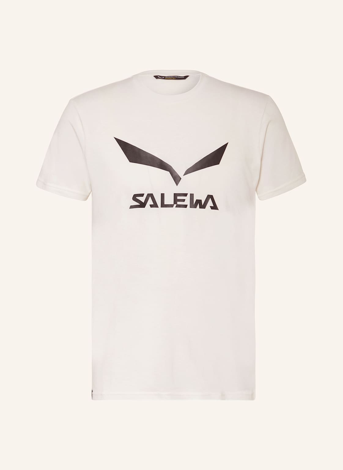 Salewa T-Shirt Solidlogo Dri-Release® weiss von Salewa