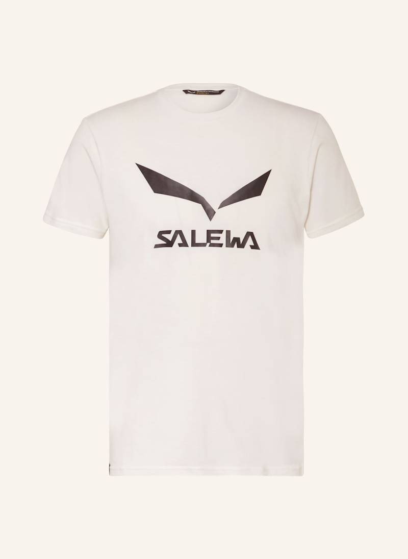 Salewa T-Shirt Solidlogo Dri-Release® weiss von Salewa