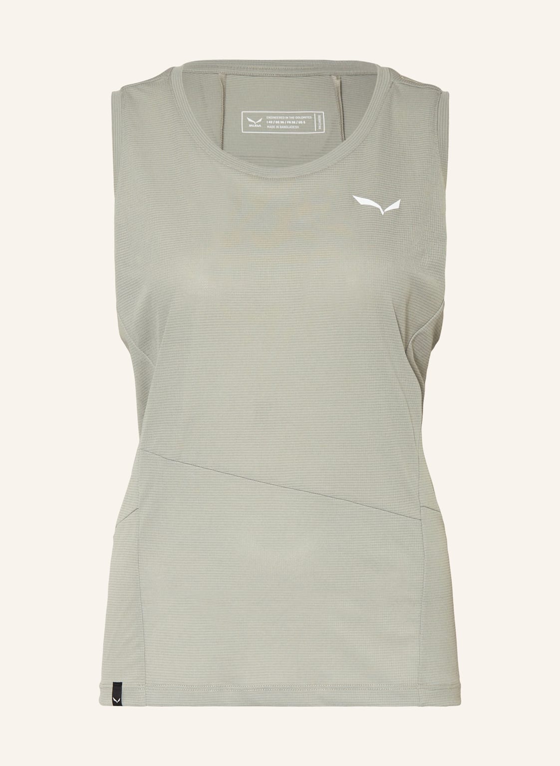 Salewa Tanktop Puez Sporty Dry grau von Salewa