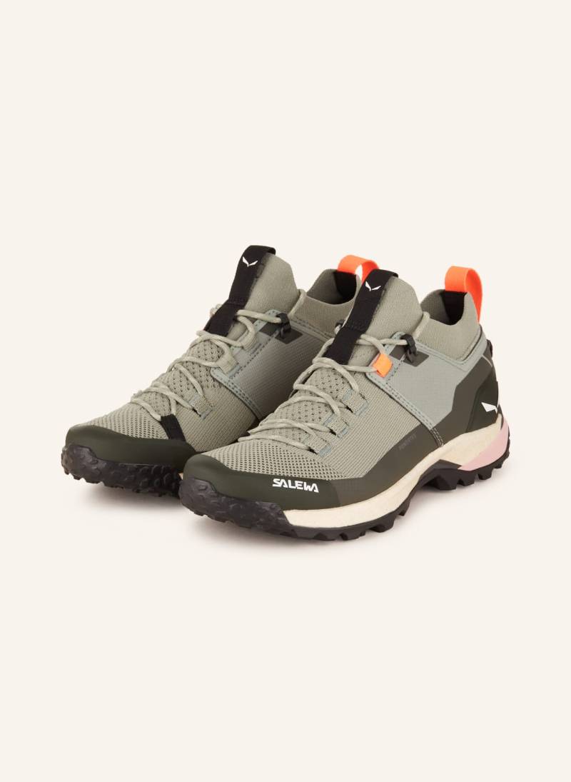 Salewa Wanderschuhe Puez Knit Powertex gruen von Salewa