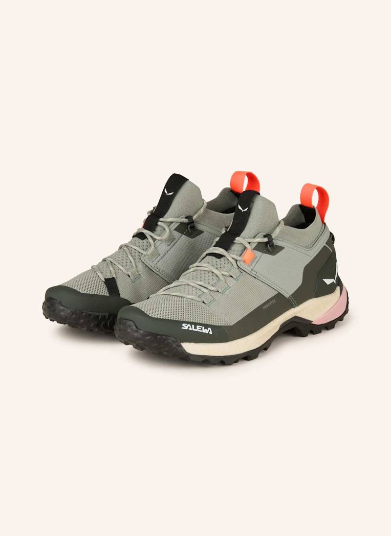 Salewa Wanderschuhe Puez 2 Knit Powertex gruen von Salewa
