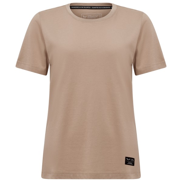 Salewa - Women's Eagle Logo Patch T-Shirt - T-Shirt Gr 32 beige/braun Salewa - Women's Eagle Logo Patch T-Shirt - T-Shirt Gr 32 beige/braun von Salewa