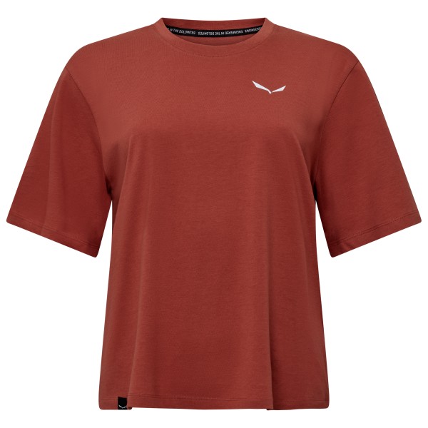 Salewa - Women's Eagle Sunset Loose T-Shirt - T-Shirt Gr 32 rot von Salewa