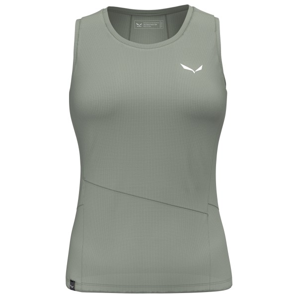 Salewa - Women's Puez Sporty Dry Tank - Tank Top Gr 44 grau von Salewa