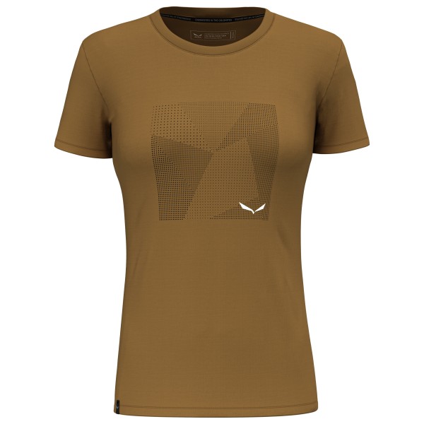 Salewa - Women's Pure Building Dry T-Shirt - T-Shirt Gr 44 braun von Salewa