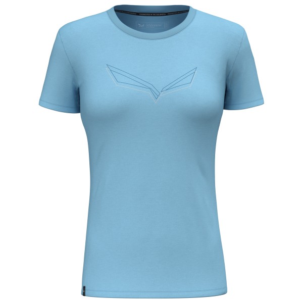 Salewa - Women's Pure Eagle Frame Dry T-shirt - T-Shirt Gr 36 blau von Salewa