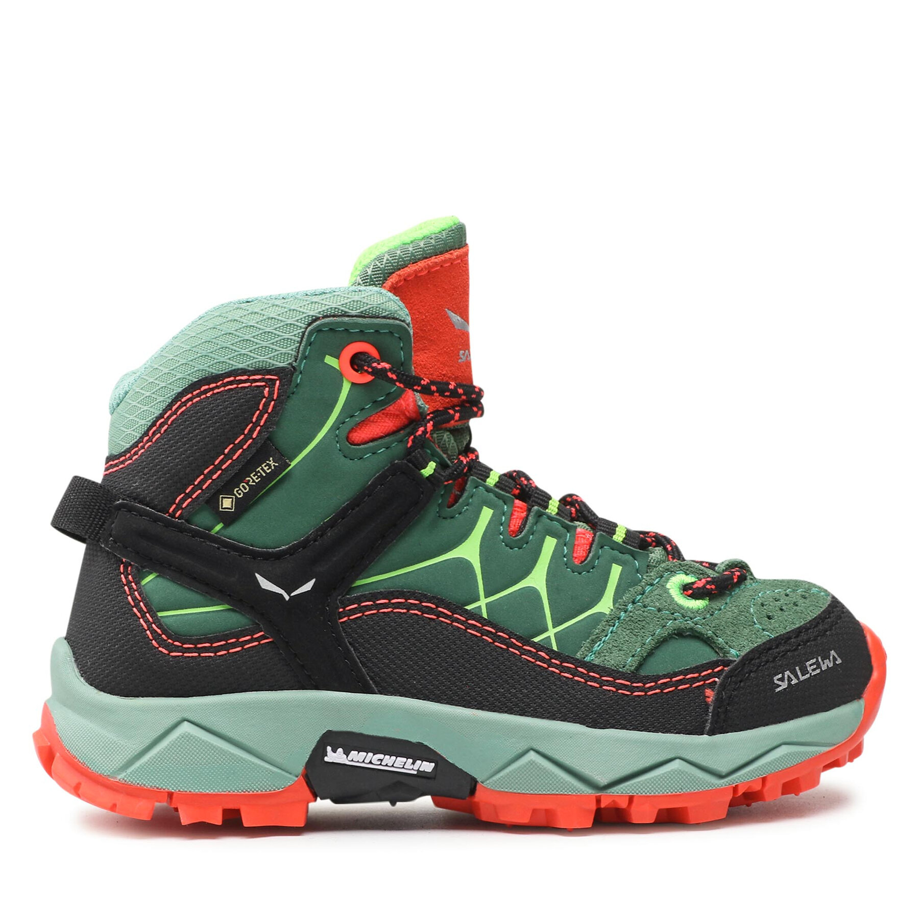 Trekkingschuhe Salewa Jr Alp Trainer MId Gtx GORE-TEX 5960 Myrtle/Tender Shot von Salewa