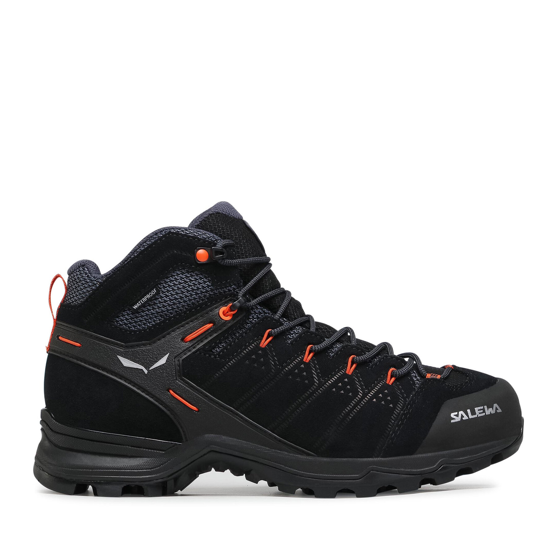 Trekkingschuhe Salewa Ms Alp Mate Mid Wp 61384-0996 Black Out/Fluo Orange von Salewa