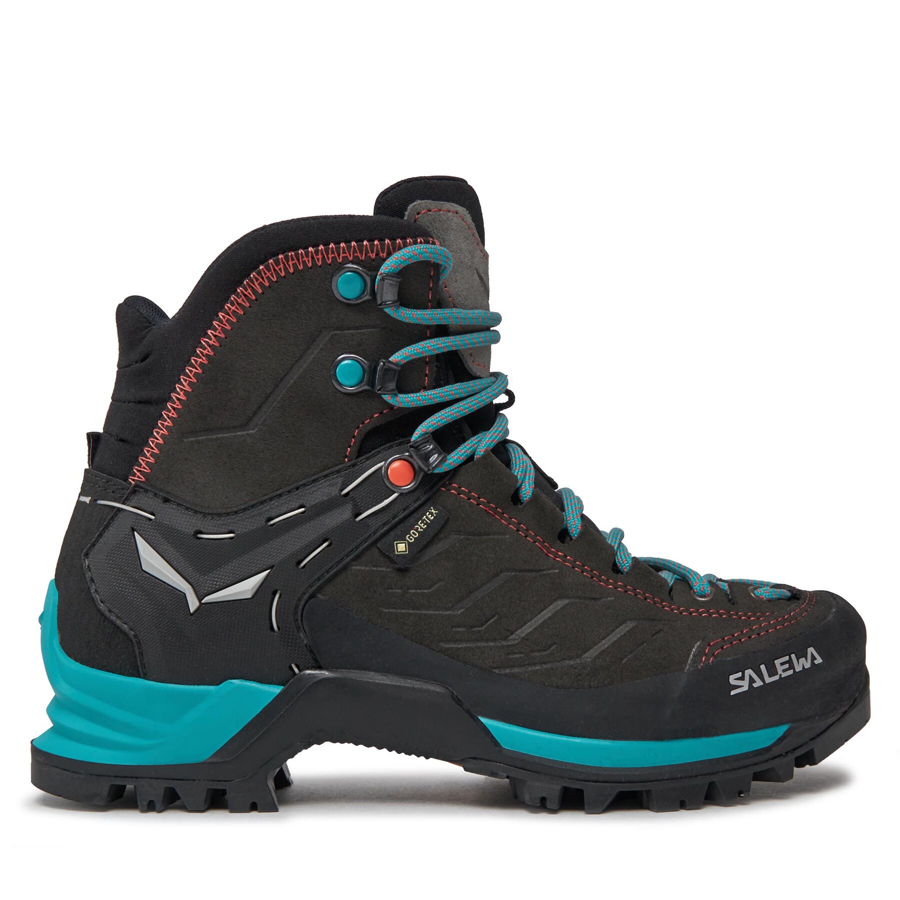 Trekkingschuhe Salewa Mtn Trainer Mid Gtx GORE-TEX 63459-0674 Magnet/Viridian Green von Salewa