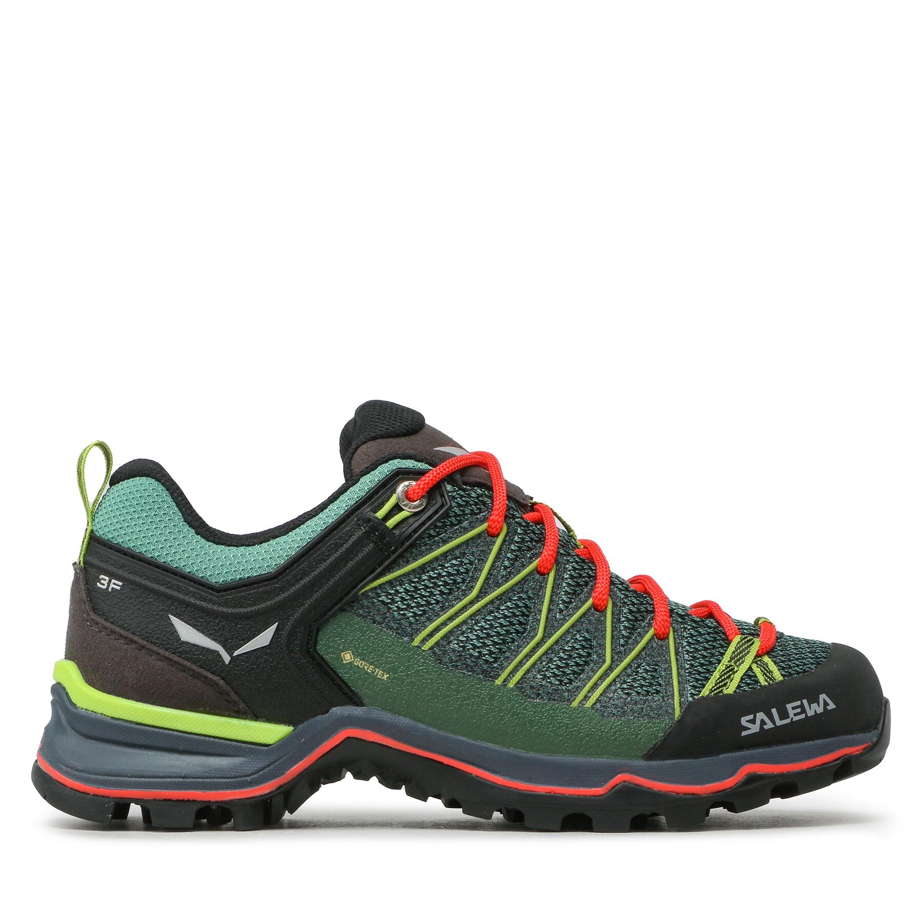 Trekkingschuhe Salewa Ws Mtn Trainer Lite Gtx GORE-TEX 61362 Feld Green/Fluo Coral 5585 von Salewa