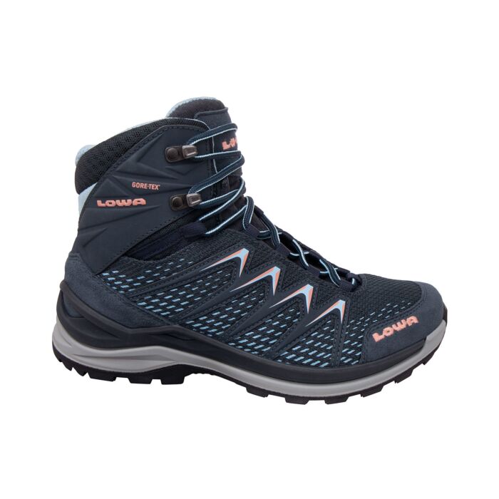 Nordic-Walking- und Wanderschuh Innox Pro Mid Cut GTX für Damen dunkelblau, 39 von Lowa