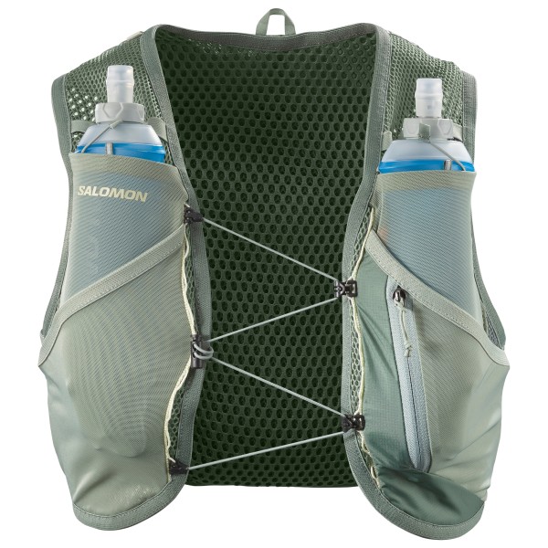 Salomon - Active Skin 8 Set - Laufgilet Gr L grün von Salomon