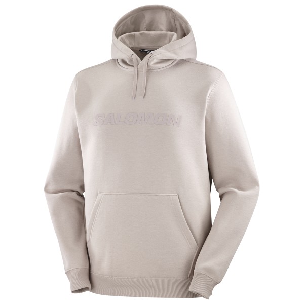 Salomon - Big Logo Hoodie - Hoodie Gr M grau von Salomon