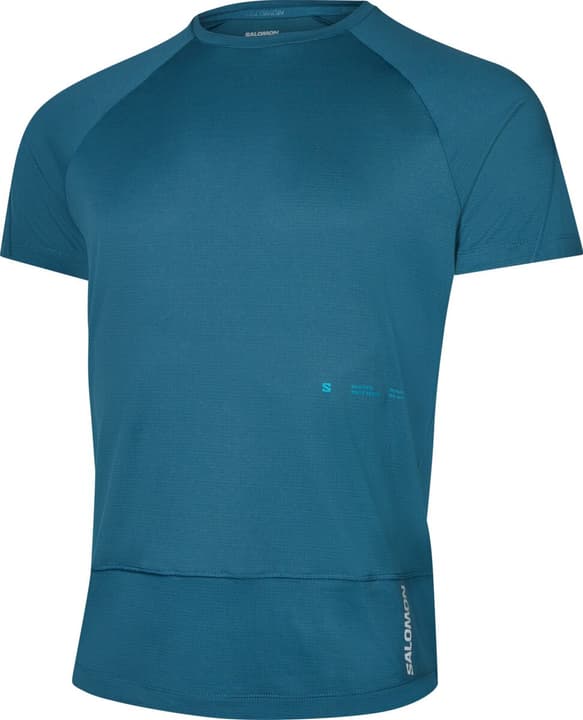 Salomon Cross Run GFX T-Shirt blau von Salomon