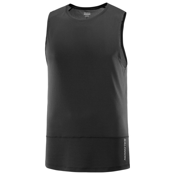 Salomon - Cross Run Tank - Laufshirt Gr XL schwarz von Salomon