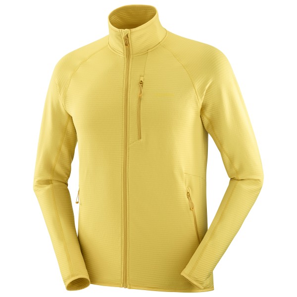 Salomon - Essential Lightwarm - Fleecejacke Gr L gelb von Salomon
