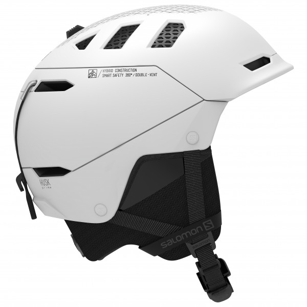 Salomon - Husk Prime - Skihelm Gr 59-62 cm - L grau/weiß von Salomon