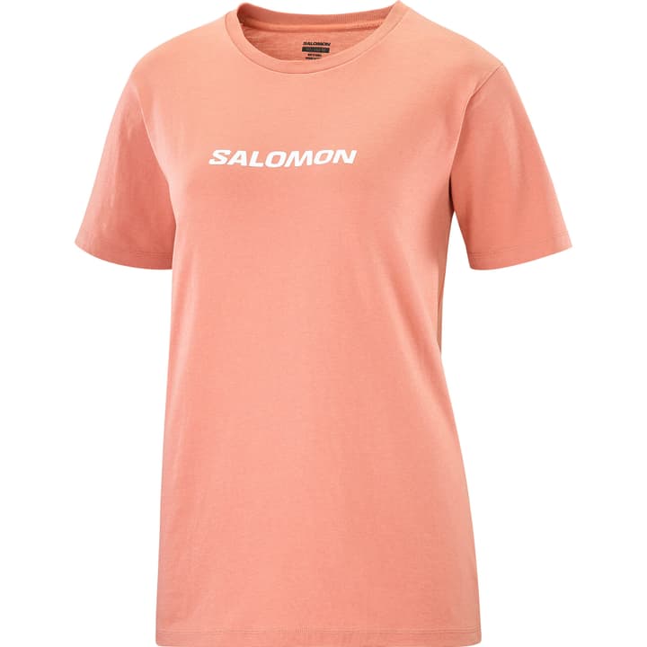 Salomon Logo T-Shirt hellrot von Salomon