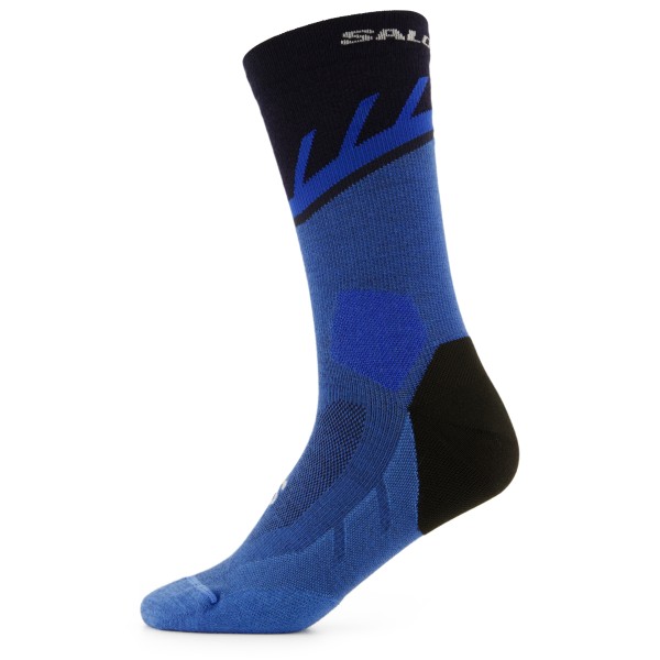 Salomon - Speedcross Crew - Laufsocken Gr 36-38 blau von Salomon