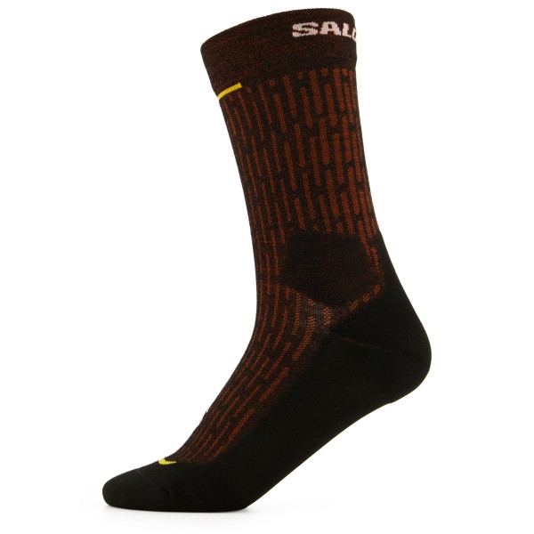 Salomon - Ultra Glide Crew - Laufsocken Gr 42-44 schwarz/braun von Salomon