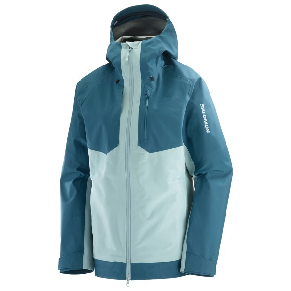 Salomon - Women's Outline 3L GTX Shell - Regenjacke Gr L blau von Salomon