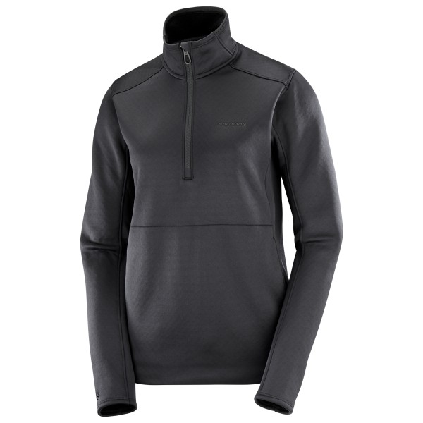 Salomon - Women's Sntial Midfleece Half Zip - Fleecepullover Gr M grau von Salomon