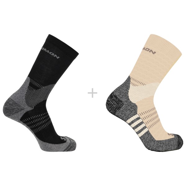 Salomon - X Ultra Access Crew 2-Pack - Wandersocken Gr 39-41 beige Salomon - X Ultra Access Crew 2-Pack - Wandersocken Gr 39-41 beige von Salomon