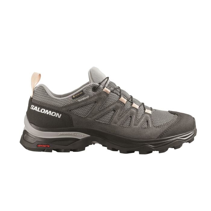 Salomon X Ward Leather GTX Outdoor- und Wanderschuh für Damen grau, 41 von Salomon