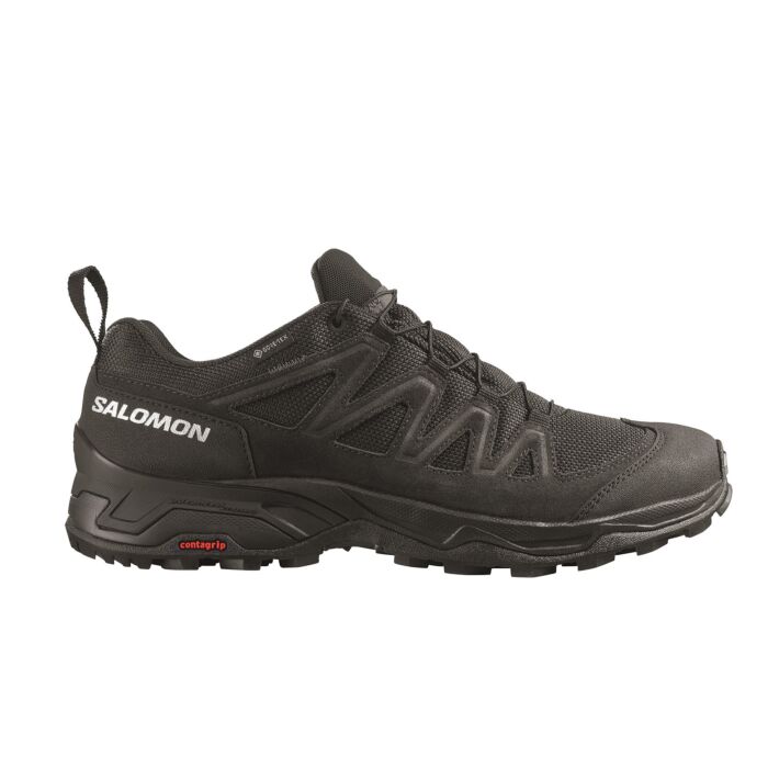 Salomon X Ward Leather GTX Outdoor- und Wanderschuh für Herren schwarz, 46 von Salomon