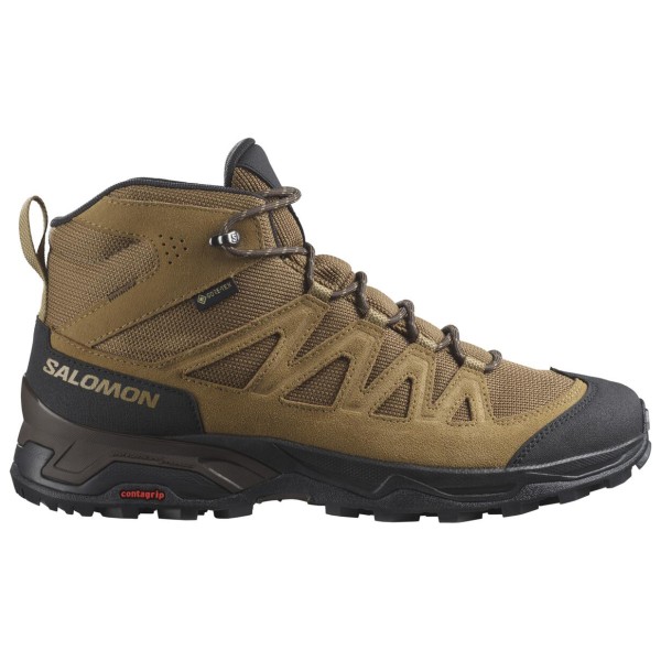 Salomon - X Ward Leather Mid GTX - Wanderschuhe Gr 7 braun von Salomon