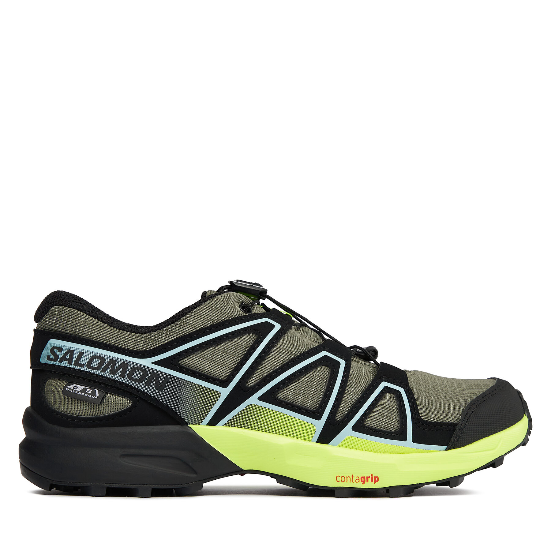Schuhe Salomon Speedcross Climasalomon™ Waterproof L47278900 Deep Lichen Green/Black/Safety Yellow von Salomon
