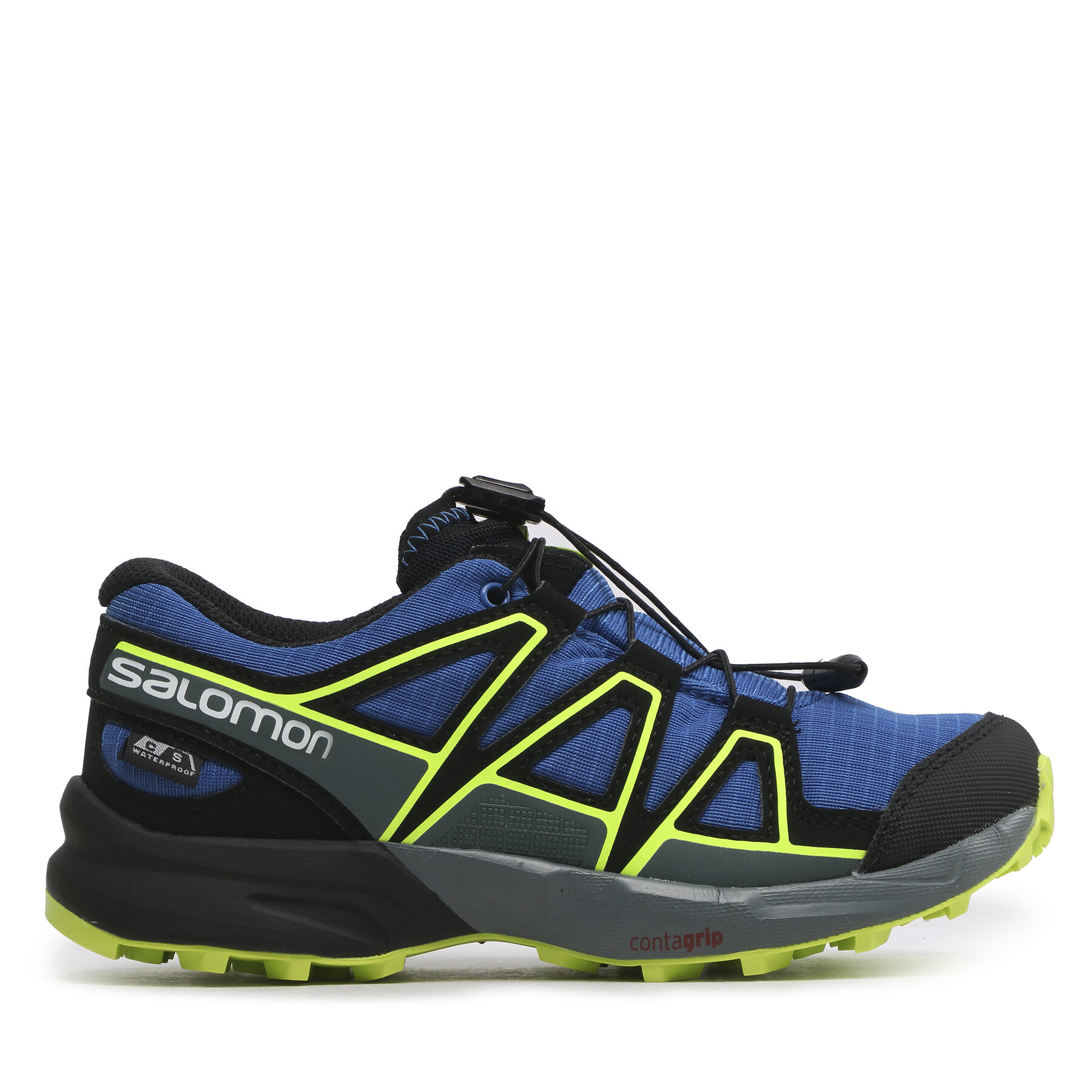 Schuhe Salomon Speedcross Cswp J 417258 09 M0 Nautical Blue/Black/Acid Lime von Salomon