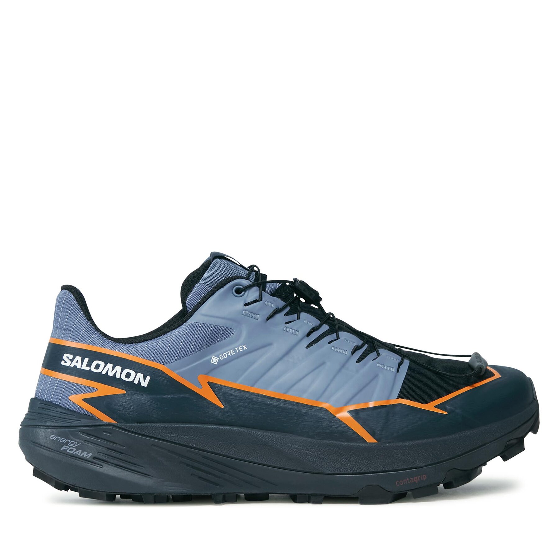 Schuhe Salomon Thundercross GORE-TEX L47383100 Flint Stone/Carbon/Orange Pepper von Salomon