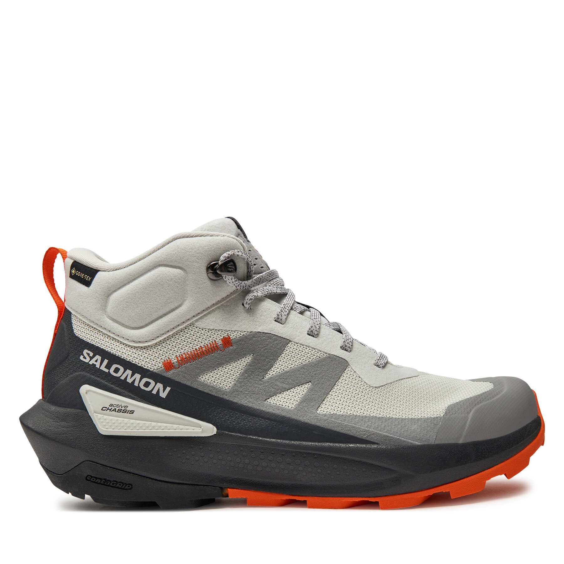 Trekkingschuhe Salomon Elixir Activ Mid Gore-Tex L47456700 Glacier Gray / Phantom / Dragon Fire von Salomon