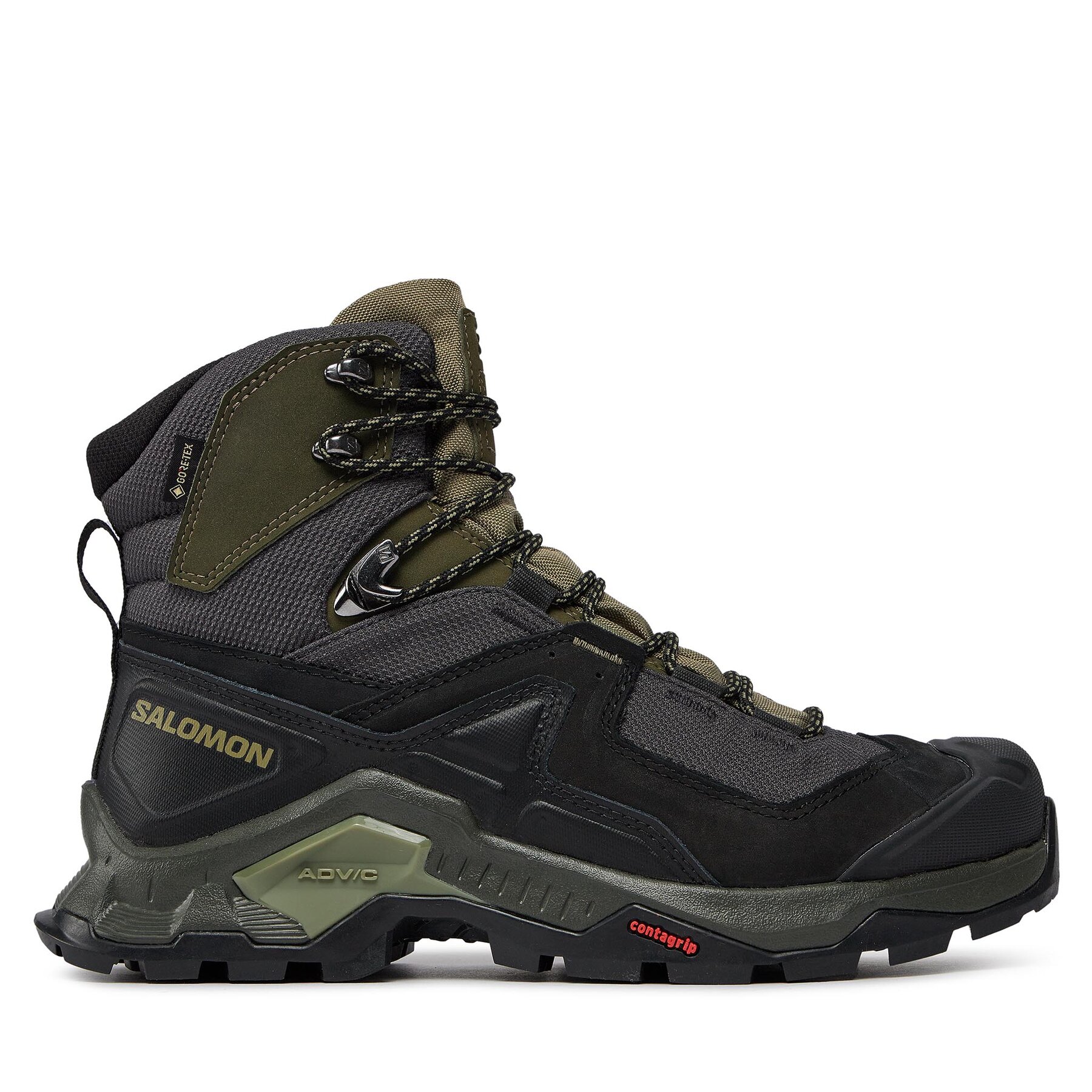 Trekkingschuhe Salomon Quest Element Gtx GORE-TEX 414571 28 V0 Black/Deep Lichen Green/Olive Night von Salomon