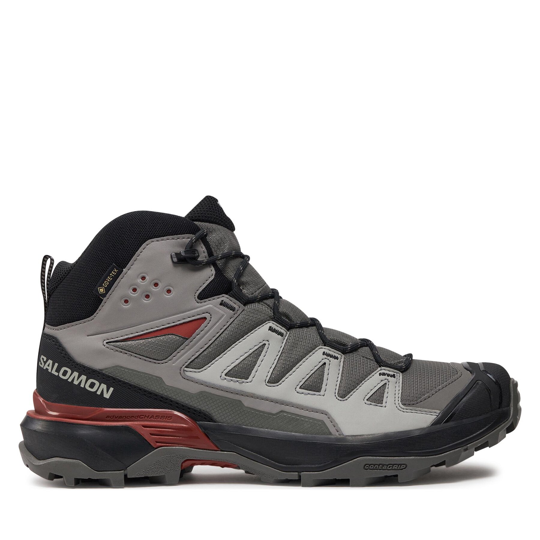 Trekkingschuhe Salomon X Ultra 360 Mid Gore-Tex L47447800 Pewter / Black / Burnt Henna von Salomon