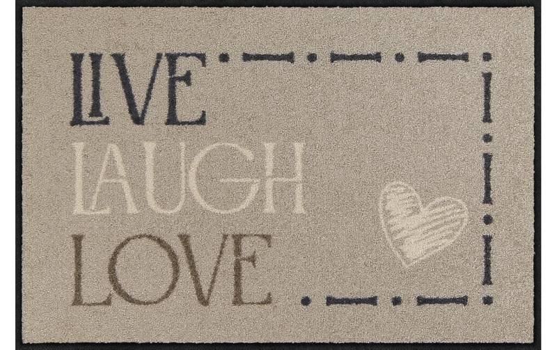 Salonloewe Fussmatte »Live Laugh Love 50 cm x 75 cm« von Salonloewe