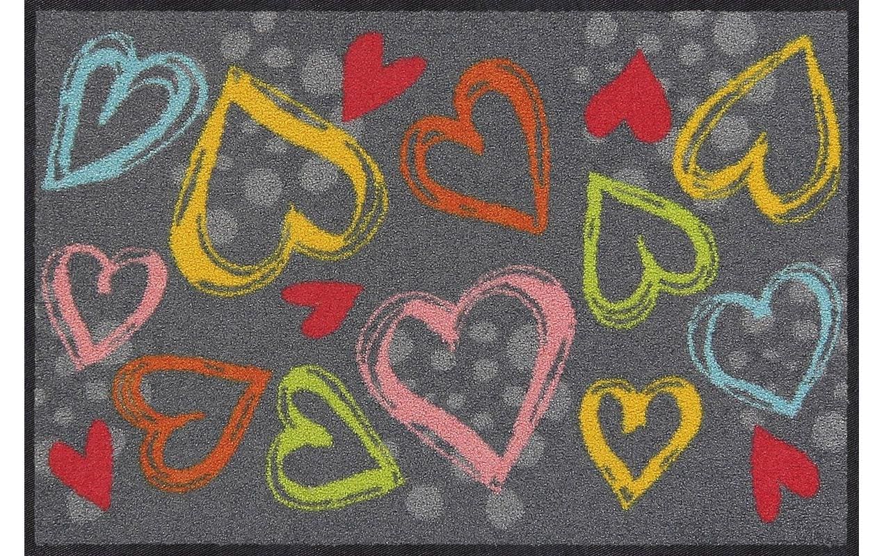 Salonloewe Fussmatte »Valentine Hearts 50 cm x 75 cm« Salonloewe Fussmatte »Valentine Hearts 50 cm x 75 cm« von Salonloewe