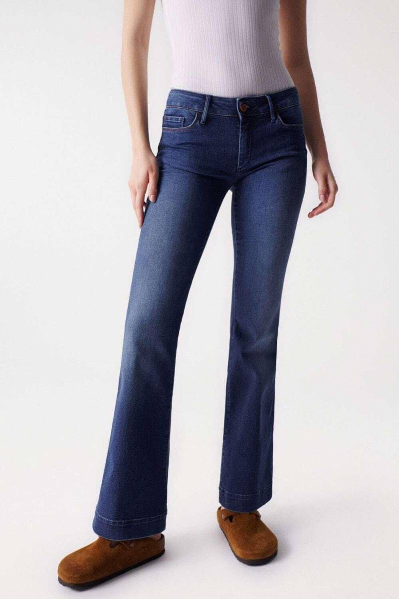 Jeans Wonder Flare Damen Blau L34/W30 von Salsa