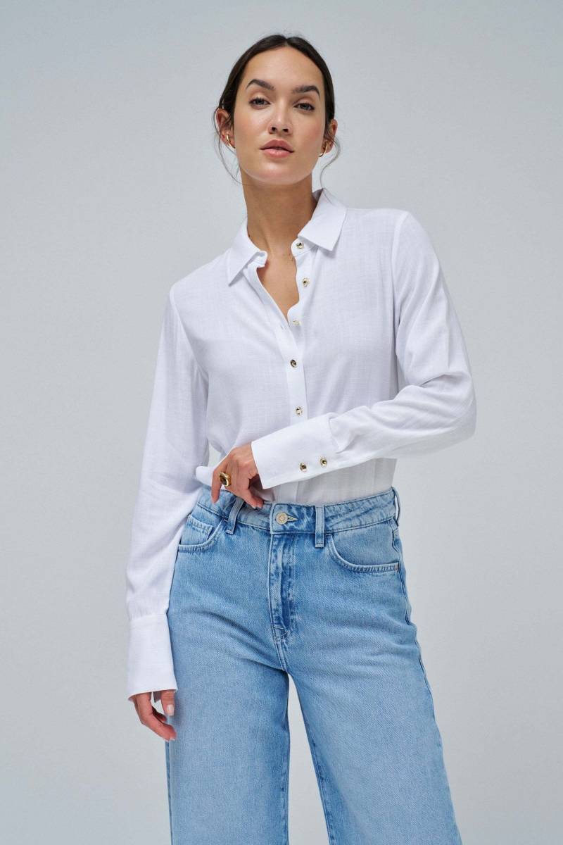 Salsa Langarmbluse »Salsa Jeans Leinenhemd Linen Shirt« von Salsa