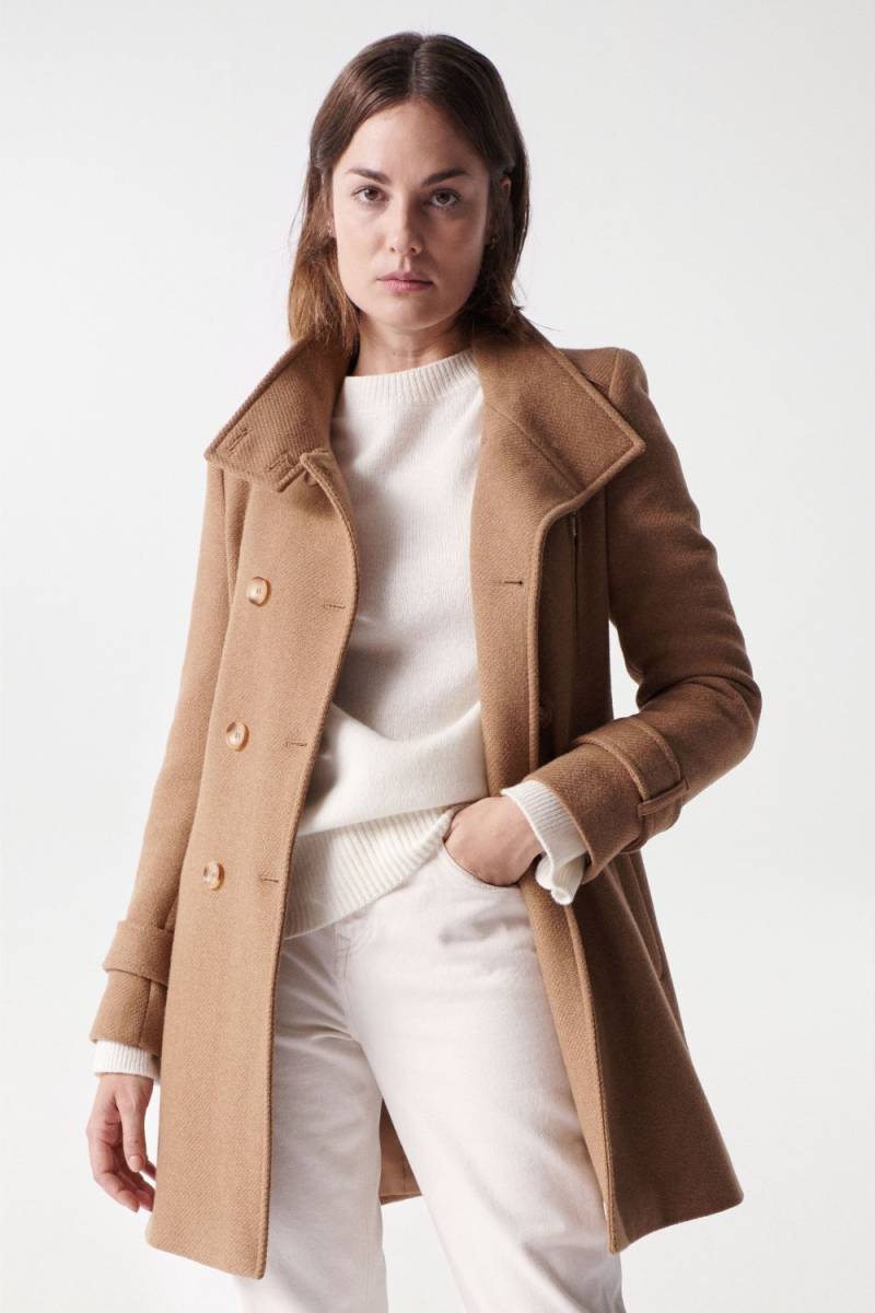 Salsa Kurzjacke »Salsa Jeans Jacken Grace Long Woollen Coat« von Salsa