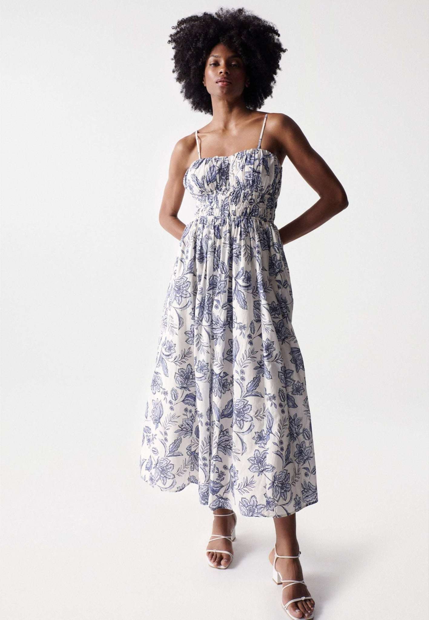 Salsa Sommerkleid »Kleider Floral Printed Midi Dress« von Salsa