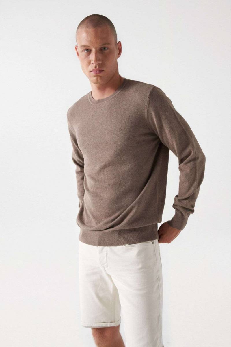 Salsa Strickpullover »Pullover Cotton Cashmere Knit Sweater« von Salsa