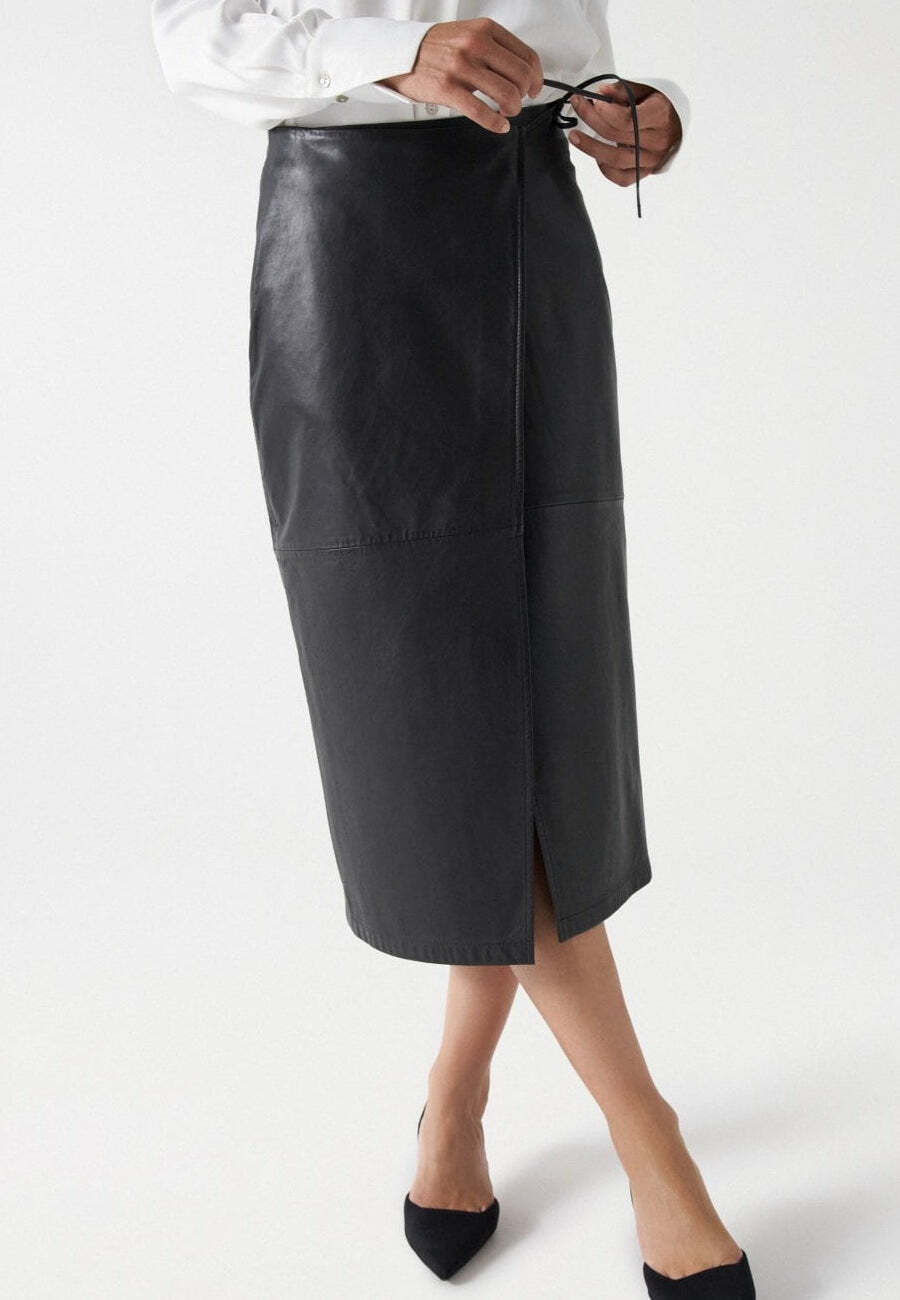 Salsa Wickelrock »Röcke Faux Leather Skirt« von Salsa