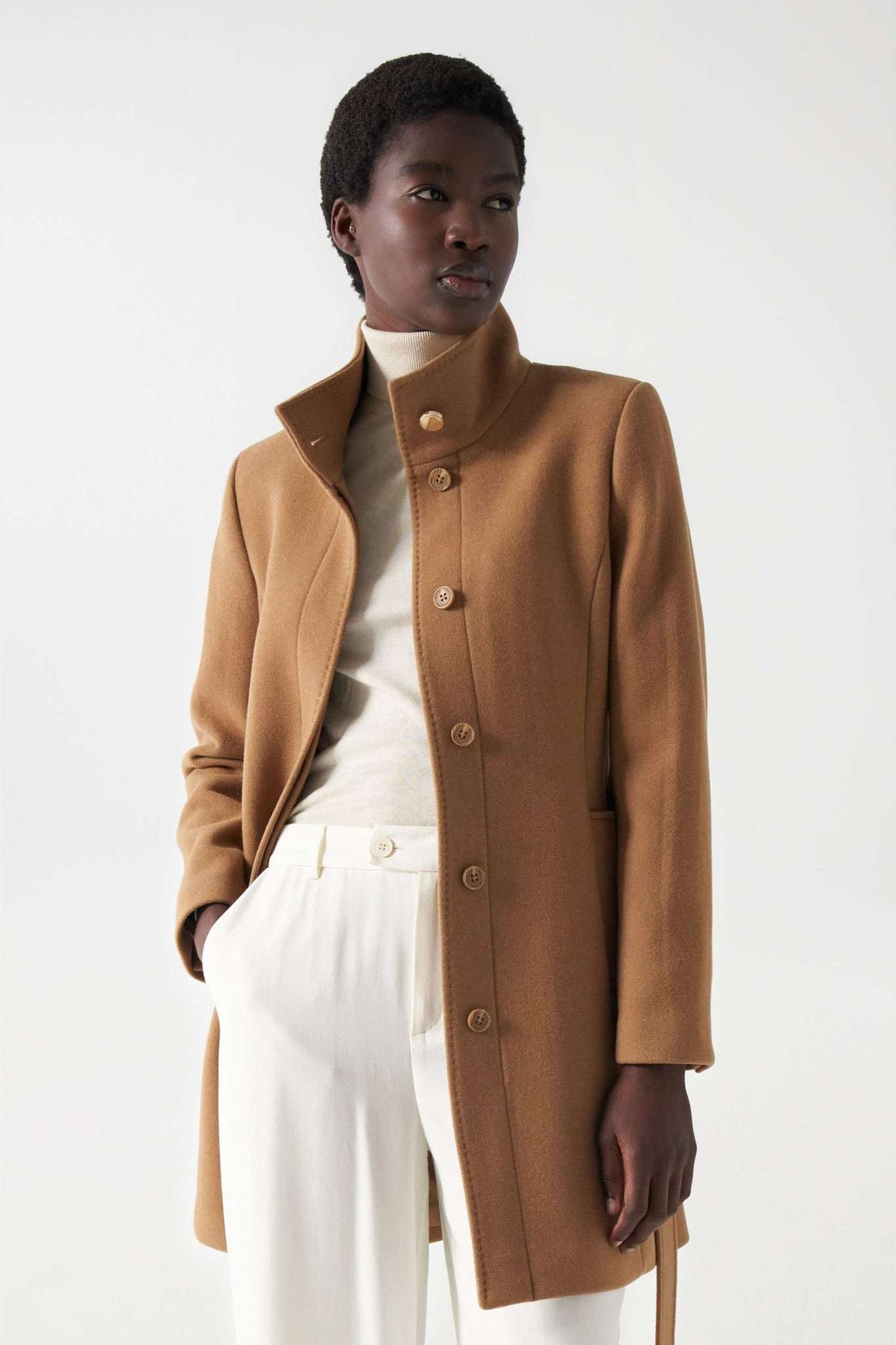 Salsa Wolljacke »Salsa Jeans Jacken Basic Wool Coat« von Salsa