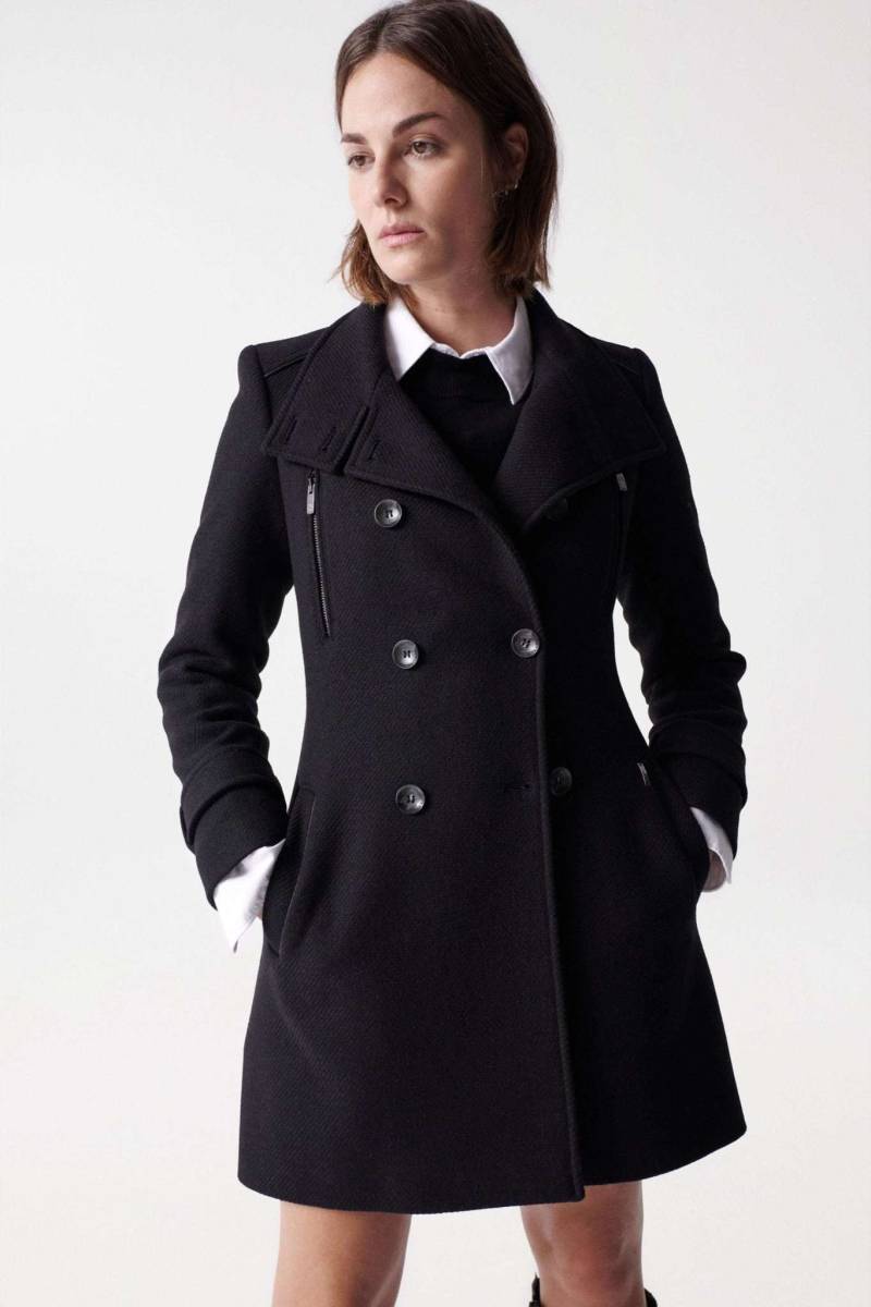 Salsa Wolljacke »Salsa Jeans Jacken Grace Long Woolen Coat« von Salsa