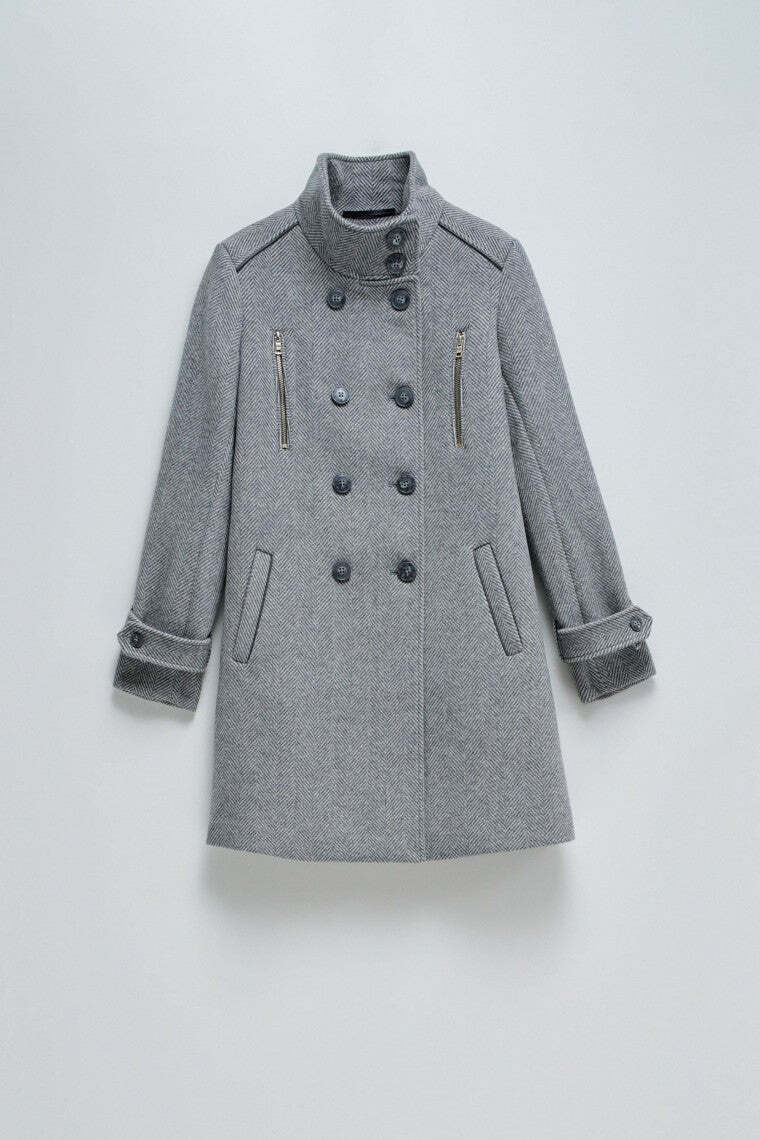 Salsa Wolljacke »Salsa Jeans Wollmantel Grace Long Woolen Coat« von Salsa