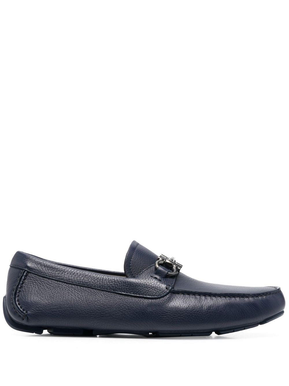 Ferragamo Gancini-buckle loafers - Blue von Ferragamo