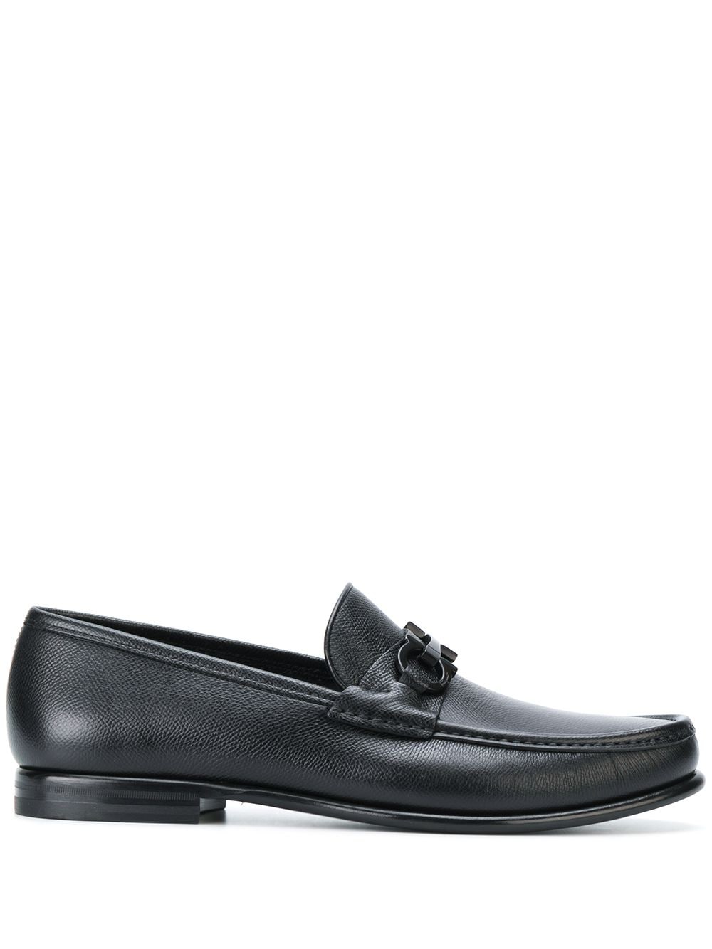 Ferragamo Gancini horsebit loafers - Black von Ferragamo